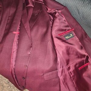 Sophisticated Maroon Suit by FUBU